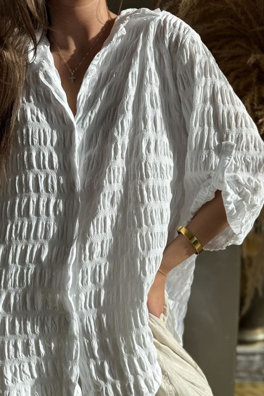 Hey Sucker Blouse White /10=